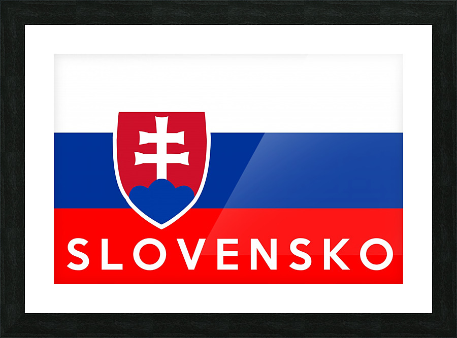 Slovensko Picture Frame print