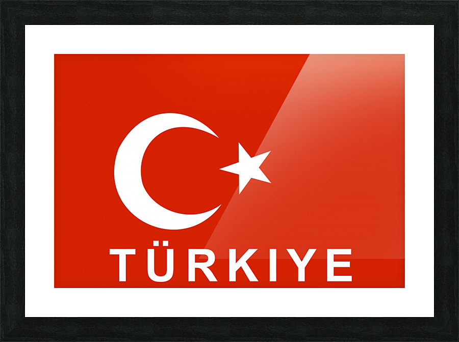 T  rkiye Picture Frame print
