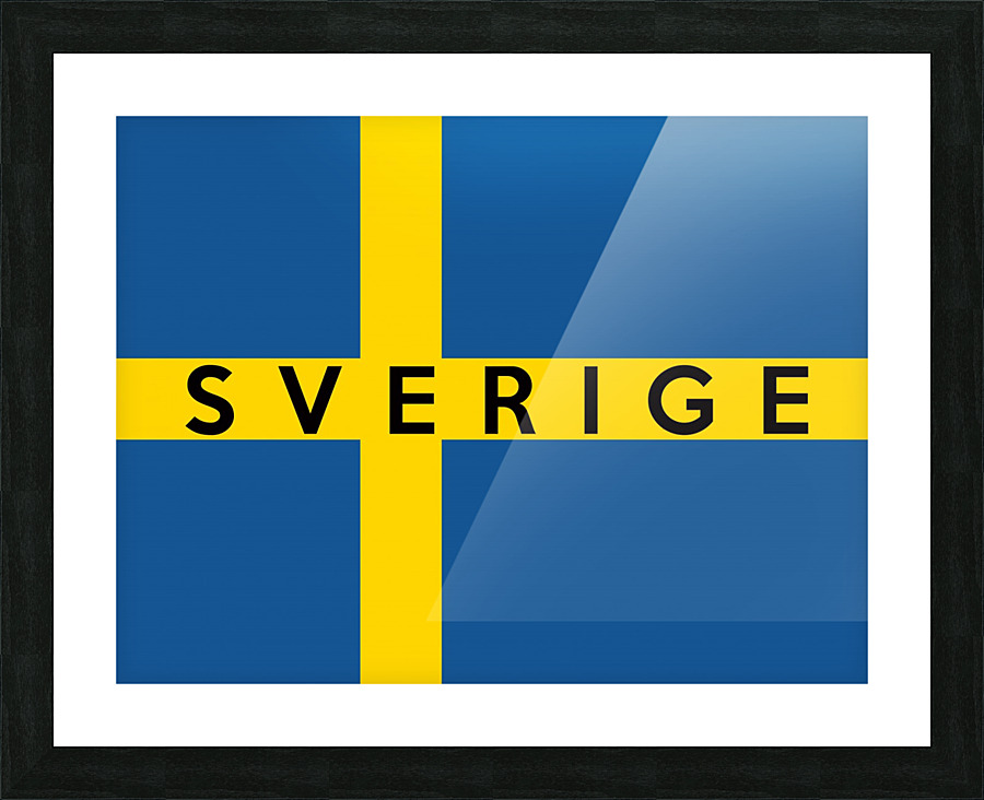 Sverige Picture Frame print