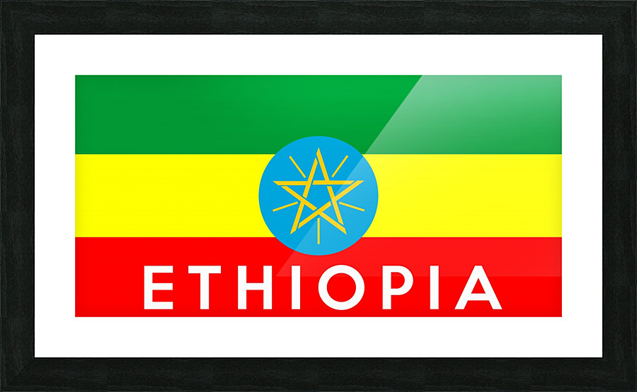 Ethiopia name Picture Frame print