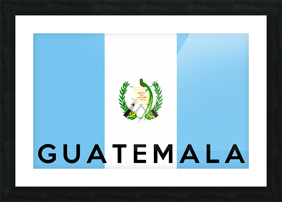 Guatemala name Picture Frame print