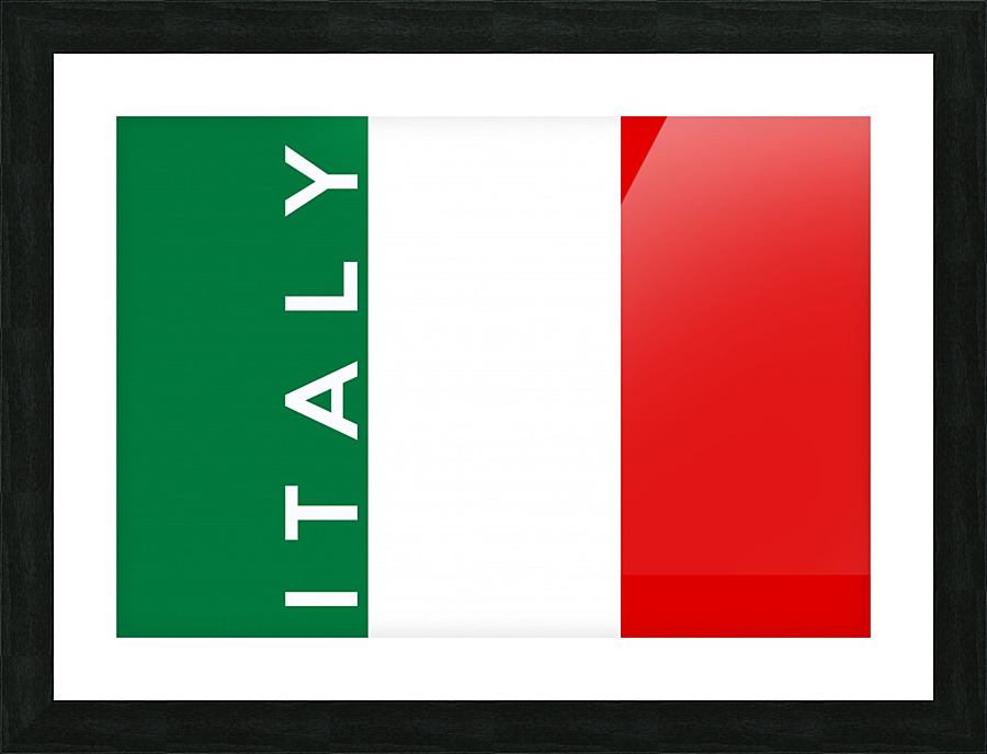 italy name Picture Frame print
