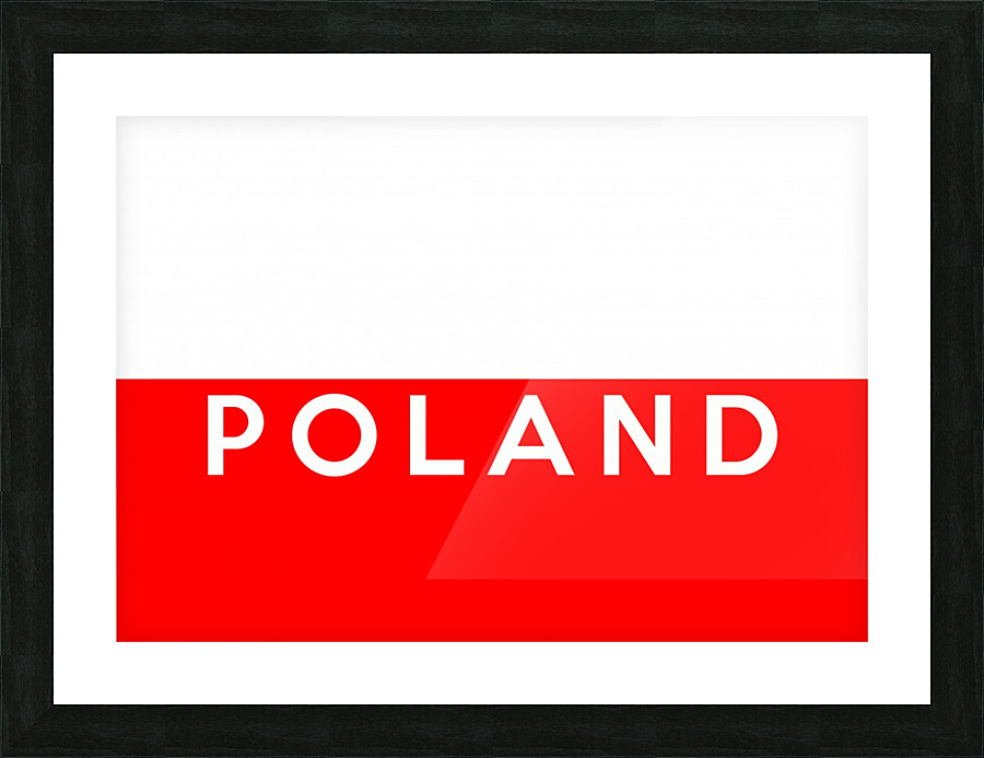 Poland name Picture Frame print