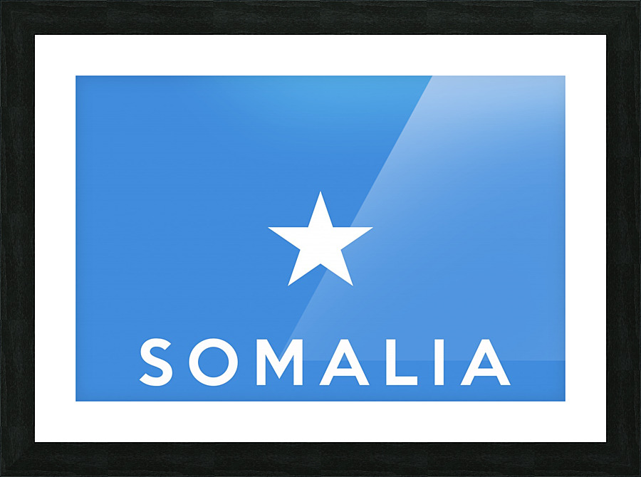 Somalia name Picture Frame print