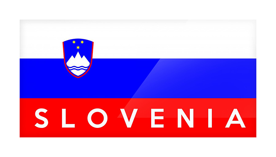 Slovenia name Picture Frame print