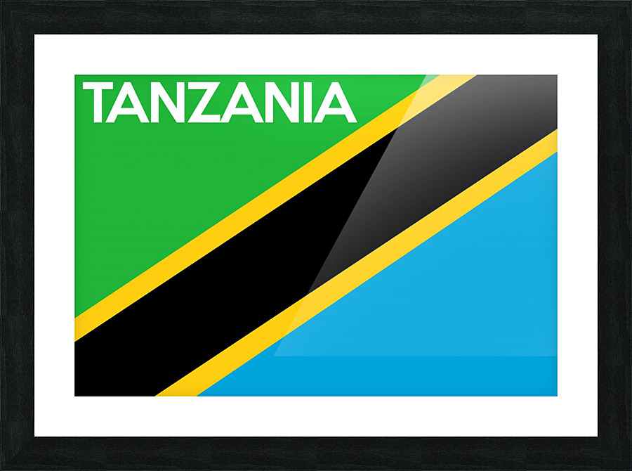 Tanzania name Picture Frame print