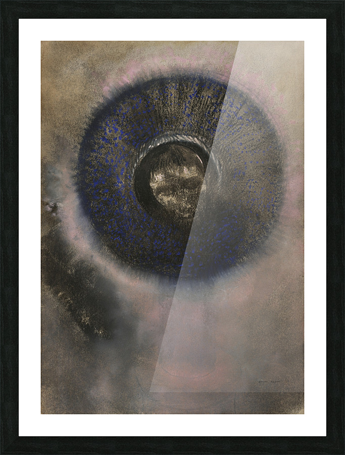 Head within an Aureole Picture Frame print