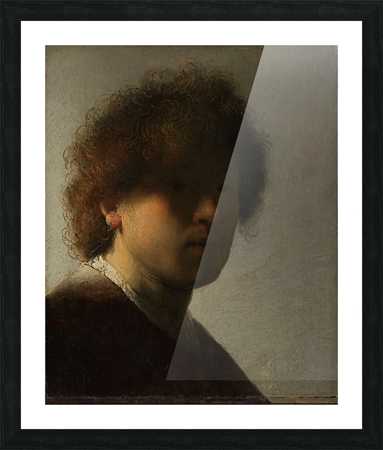 Self portrait Picture Frame print