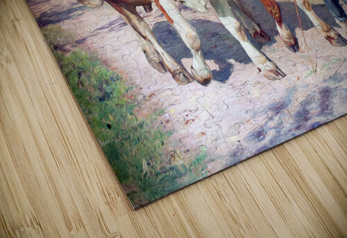 The Peasant farmer by Eugene Burnand Tony Tudor puzzle