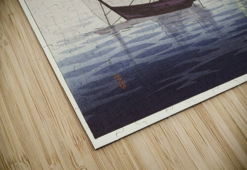 Boats and setting sun Tony Tudor puzzle