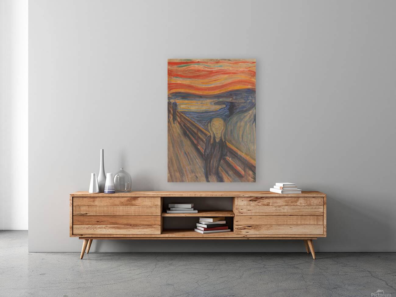The scream smile Reproduction