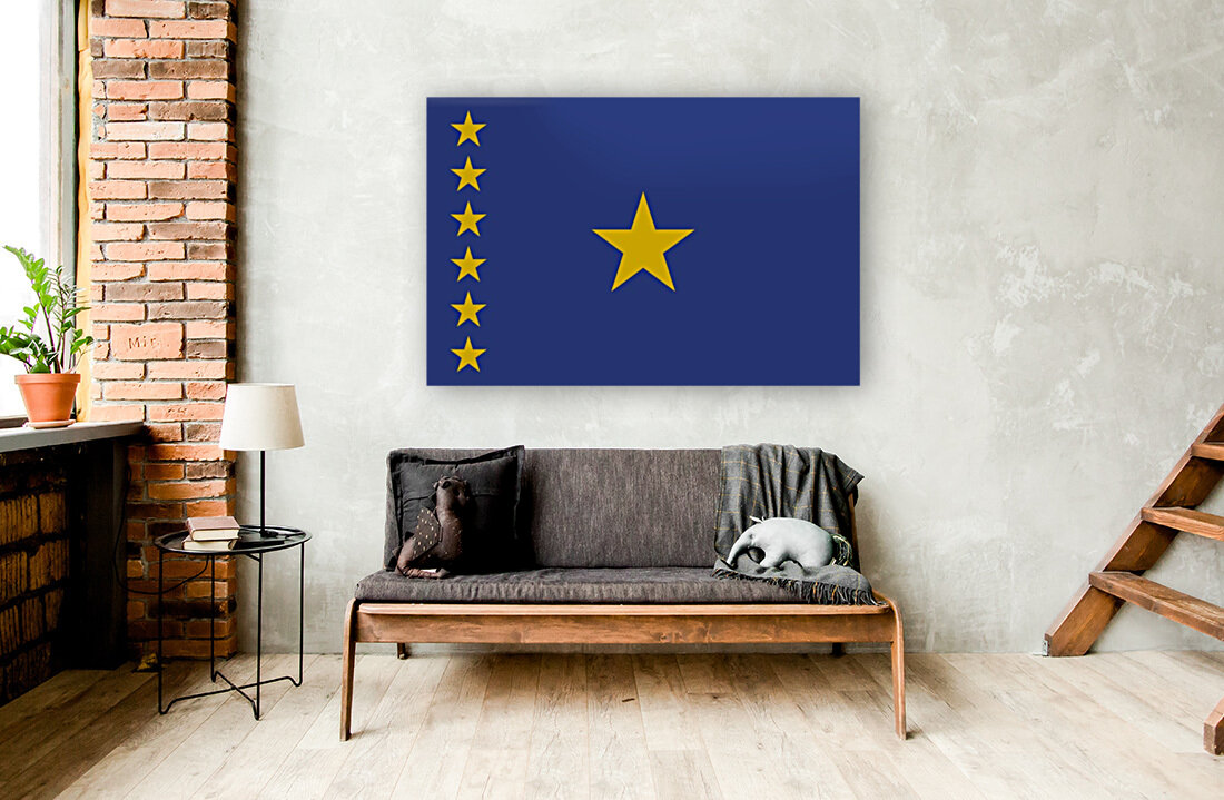 Kinshasa flag Reproduction