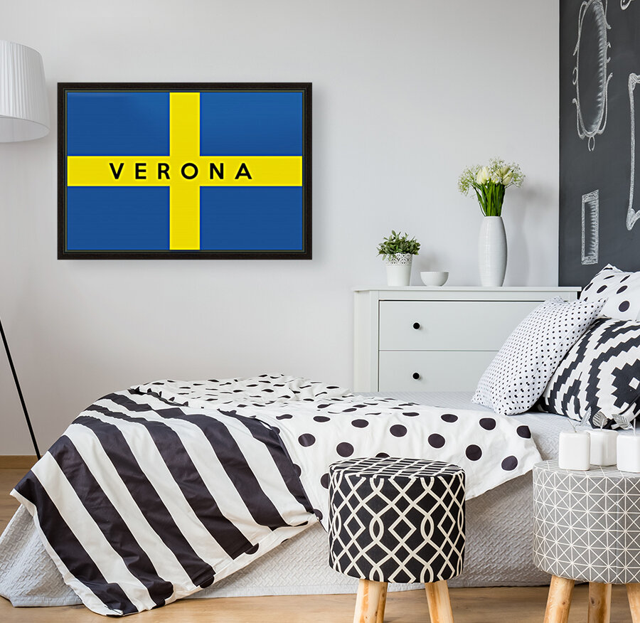 Verona text flag name Reproduction