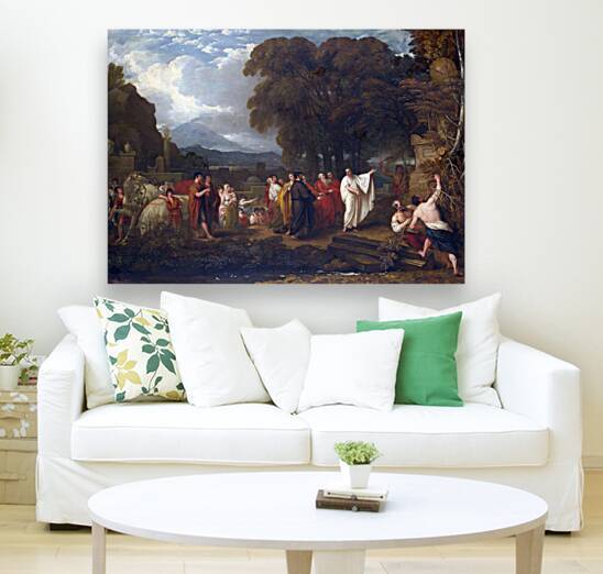 Cicero Discovering the Tomb of Archimedes by Benjamin West by Tony Tudor