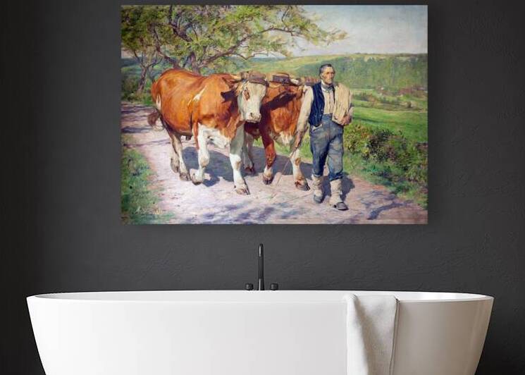 The Peasant farmer by Eugene Burnand by Tony Tudor