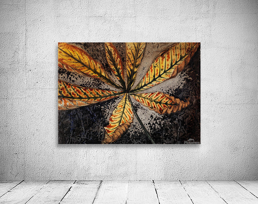 Chestnut leaf  Wall Preview