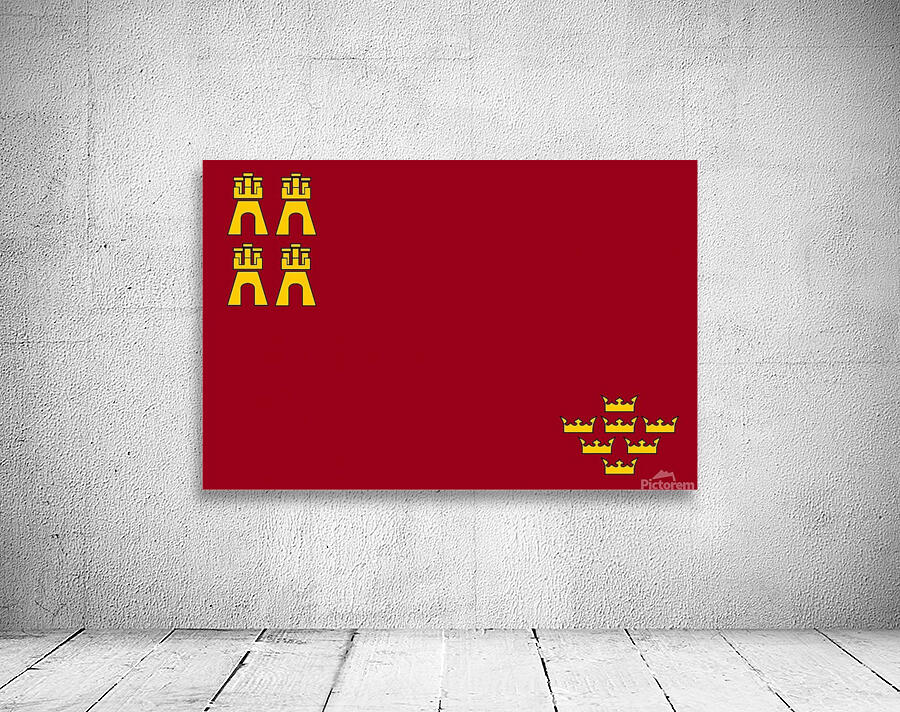 murcia spain flag Wall Preview