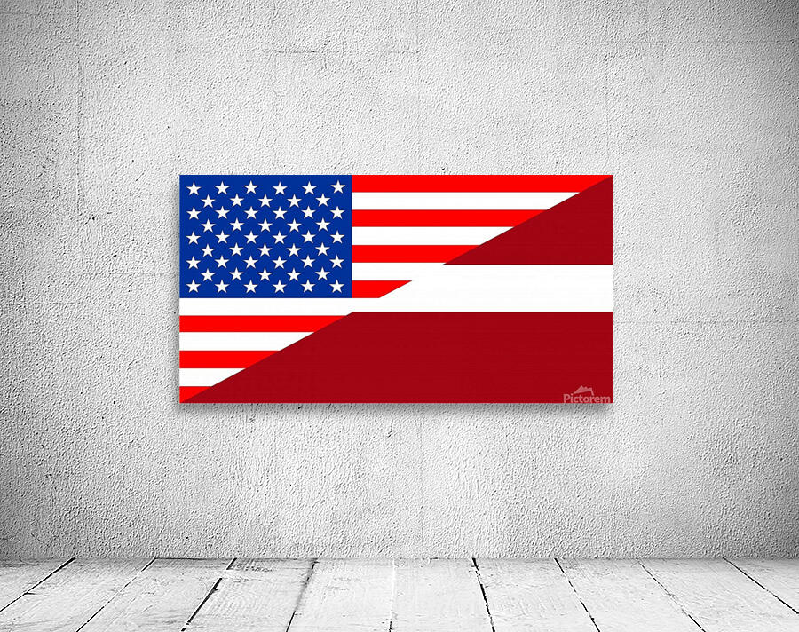usa latvia Wall Preview