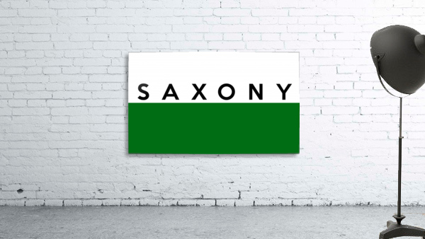 Saxony flag name Wall Preview