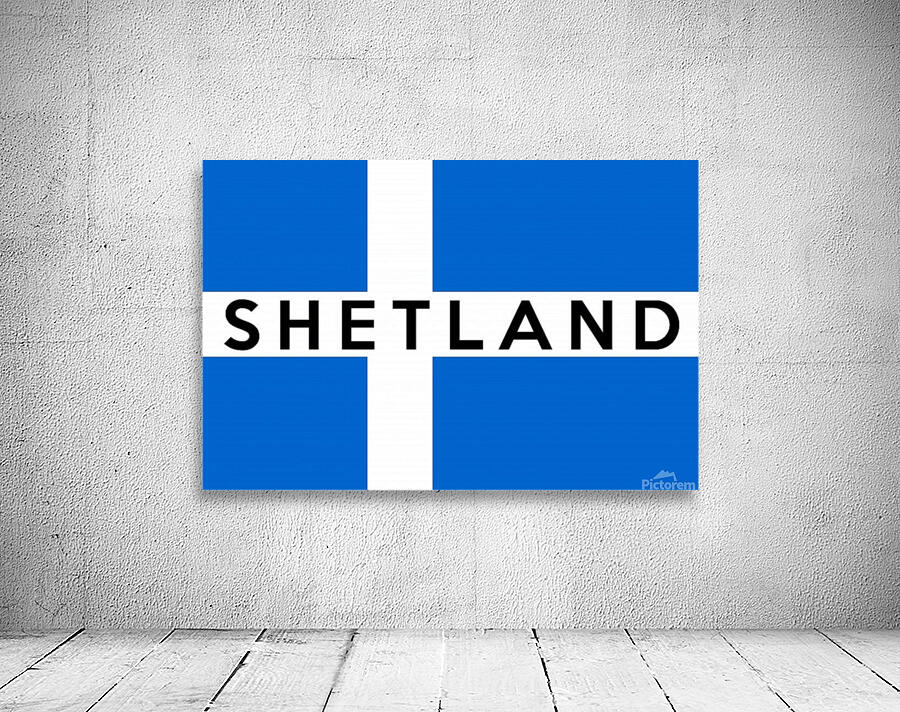 Shetland flag name Wall Preview