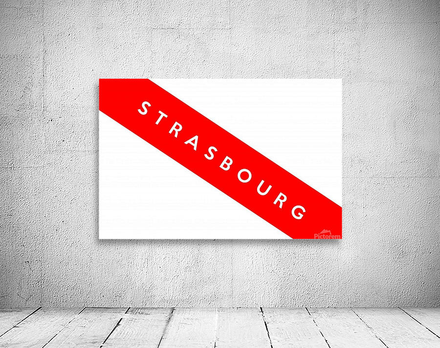 strasbourg flag name Wall Preview