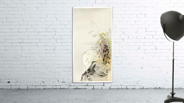 Grass and full moon Wall Preview