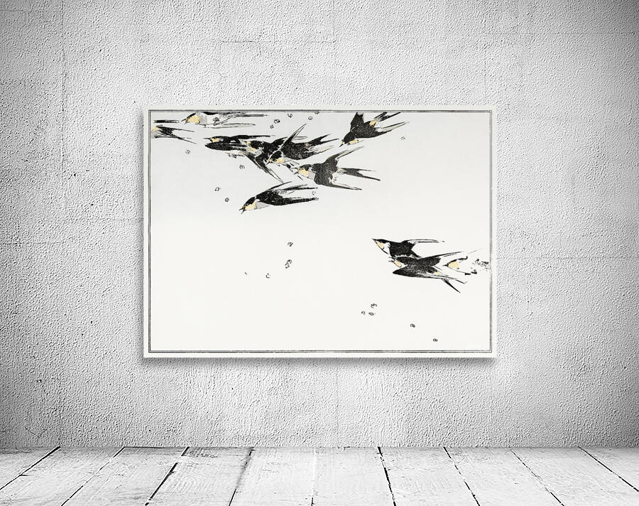 Flying magpies Wall Preview