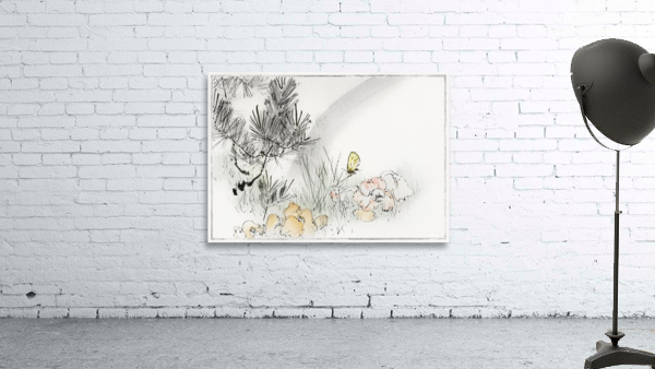 Wild pine tree Wall Preview