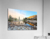Monashee: Golden Hour Reflections No.2 Acrylic Print