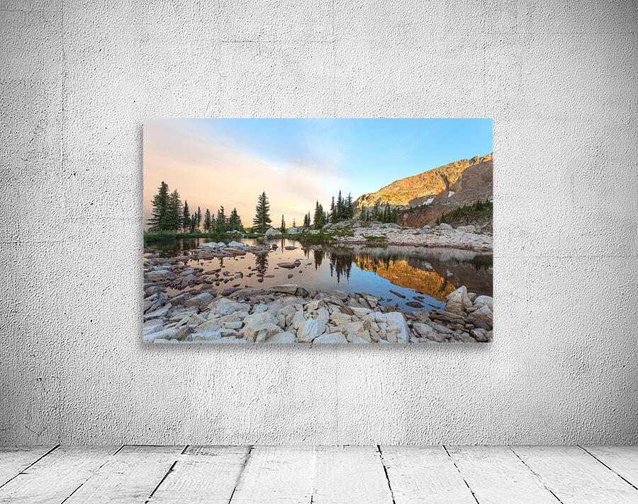Monashee: Golden Hour Reflections No.2 Wall Preview