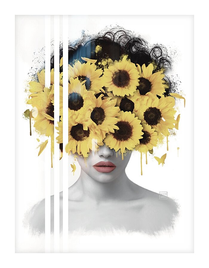 Sunflower Bloom Picture Frame print