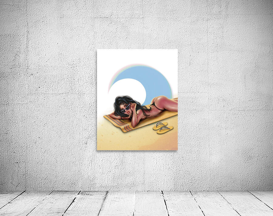 Beach Pinup Wall Preview