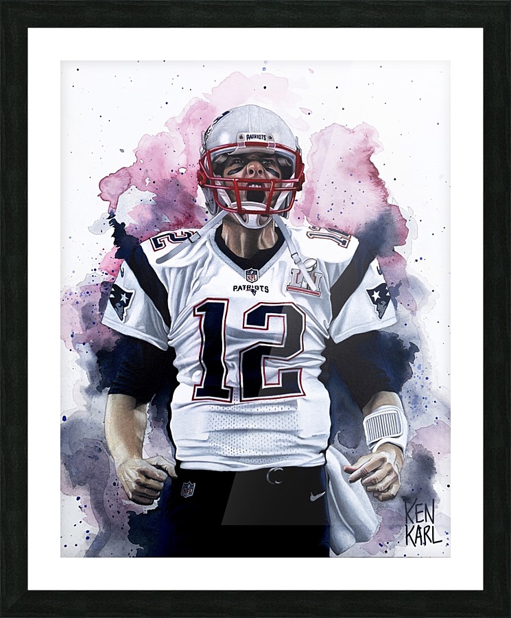 Tom Brady Picture Frame print