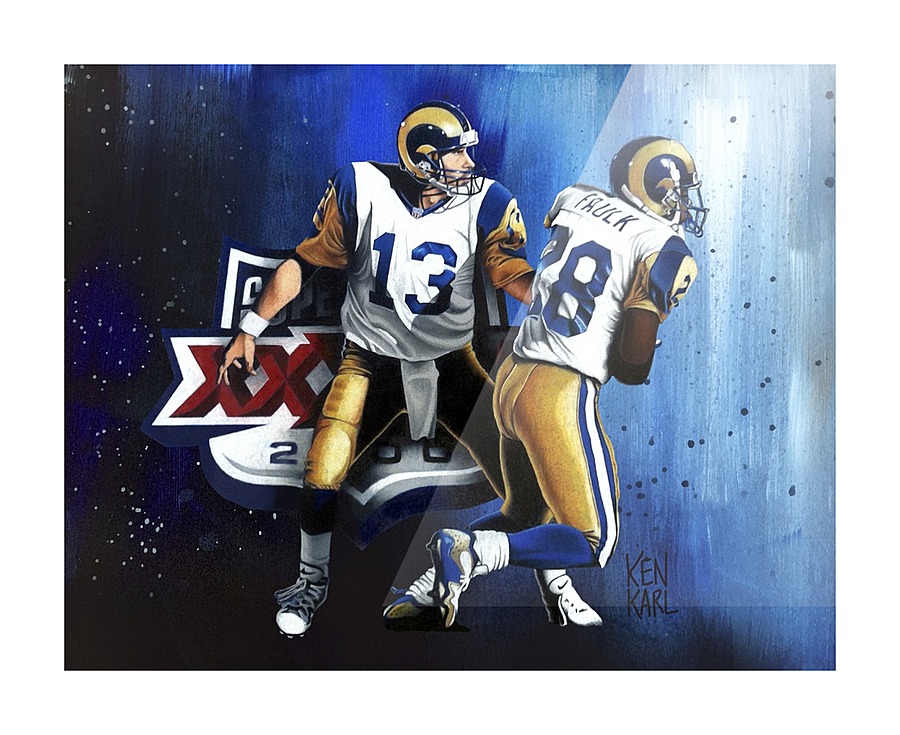 RAMS Superbowl 2000 Picture Frame print