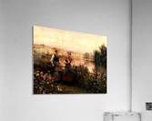 Stopping for conversation Acrylic Print