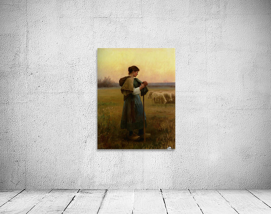 The young shepherdess Wall Preview