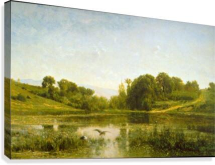 Pool at Gylieu Canvas Print