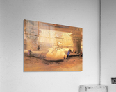 Ancient gate with figures Acrylic Print