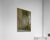 Oriental figures inside a mosque Acrylic Print