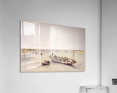 View looking towards the Pyramids Acrylic Print