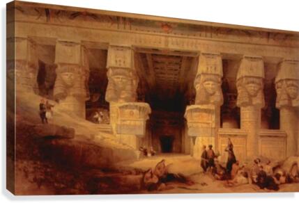 The Temple at Dendera Canvas Print