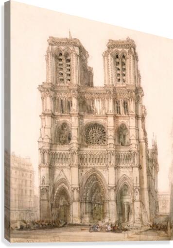 Notre Dame, Paris Canvas Print