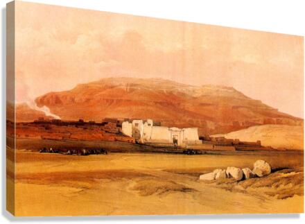 Medinet Abu 1838 Canvas Print