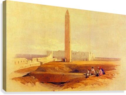Cleopatras Needle 1838 Canvas Print