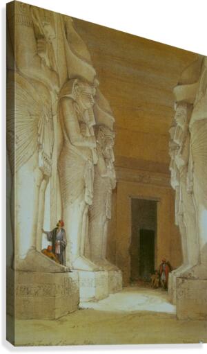 Rock Temple Gerf Hussein Canvas Print