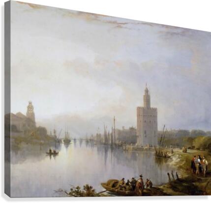 The Golden Tower 1833 Canvas Print