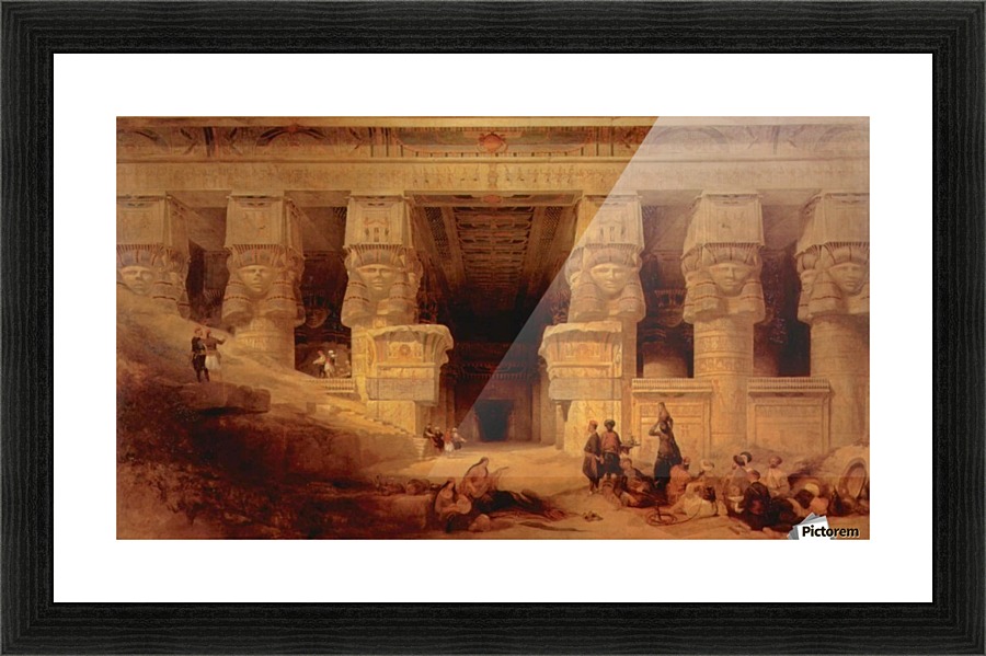The Temple at Dendera Picture Frame print