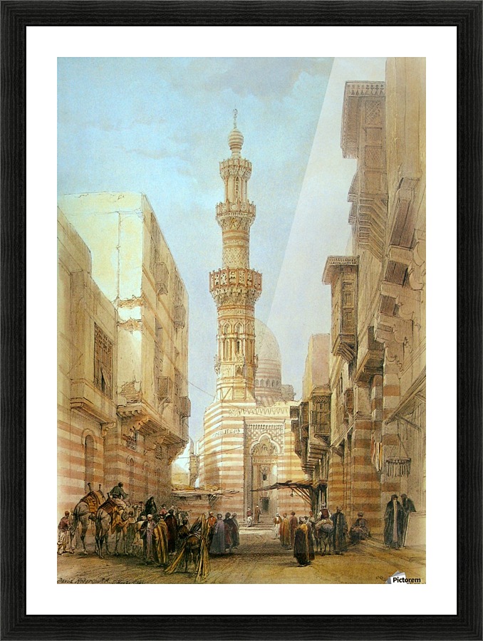 Mosque Boulak Picture Frame print