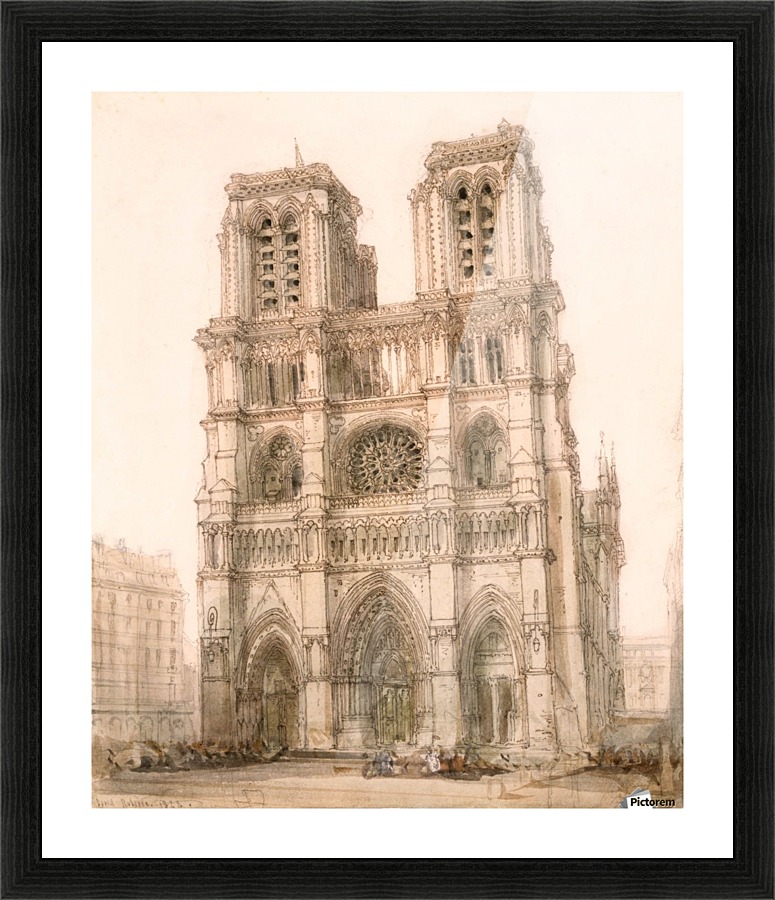 Notre Dame, Paris Picture Frame print
