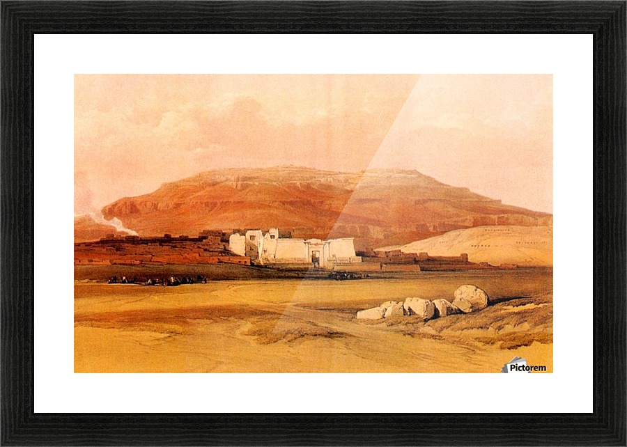 Medinet Abu 1838 Picture Frame print